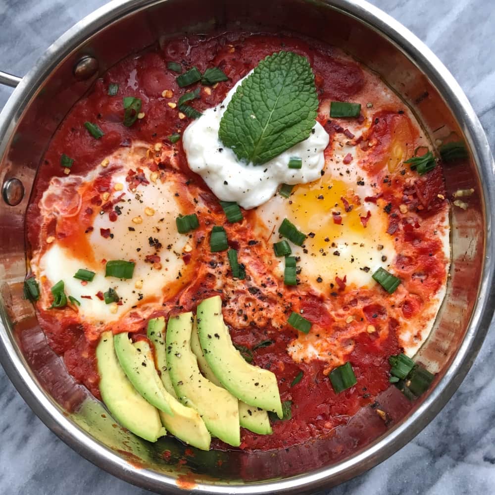 Homemade Shakshuka on @Everything_Delish Instagram taken in natural light!